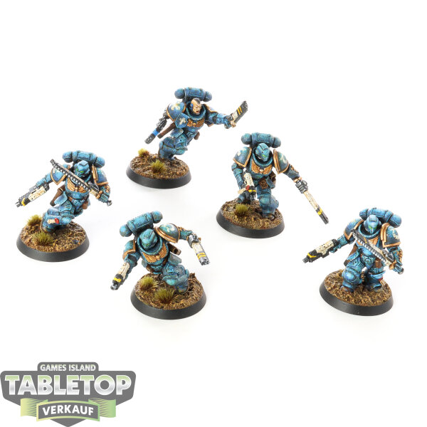 Ultramarines - 5x Assault Intercessor Squad - bemalt