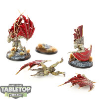 Flesh-eater Courts - 3 x Crypt Flayers - bemalt