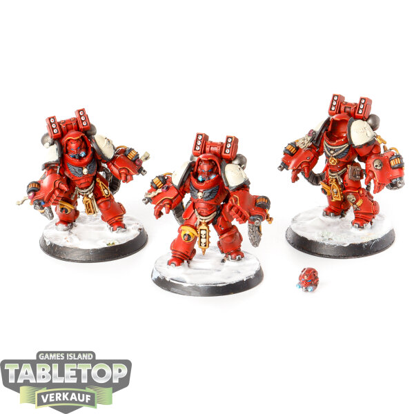 Blood Angels - 3x Aggressor Squad - teilweise bemalt