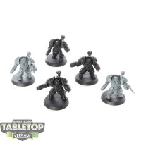 Leagues of Votann - 5 Einhyr Hearthguard - teilweise bemalt