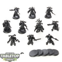 Chaos Space Marines - 10 Chaos Space Marines - grundiert