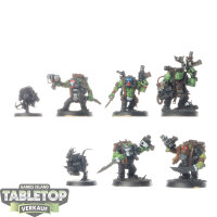 Orks - 5x Kommandos - bemalt