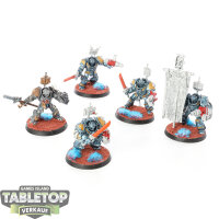 Grey Knights - 5 Paladins - teilweise bemalt