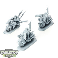Dark Angels - 3 x Ravenwing Bike Squadron klassisch -...