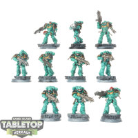 Space Marines - 10 x Intercessor Squad - bemalt