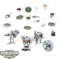Tau Empire - 3 x XV8 Crisis Battlesuit Team - teilweise...