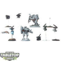 Tau Empire - 2 x XV8 Crisis Battlesuit Team - teilweise...
