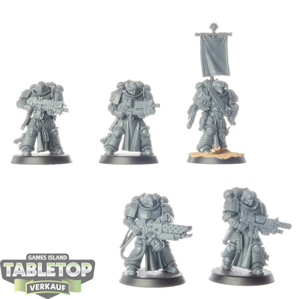 Space Marines - 5 Sternguard Veteran Squad - unbemalt