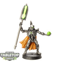 Necrons - Necron Lord with Resurrection Orb - bemalt