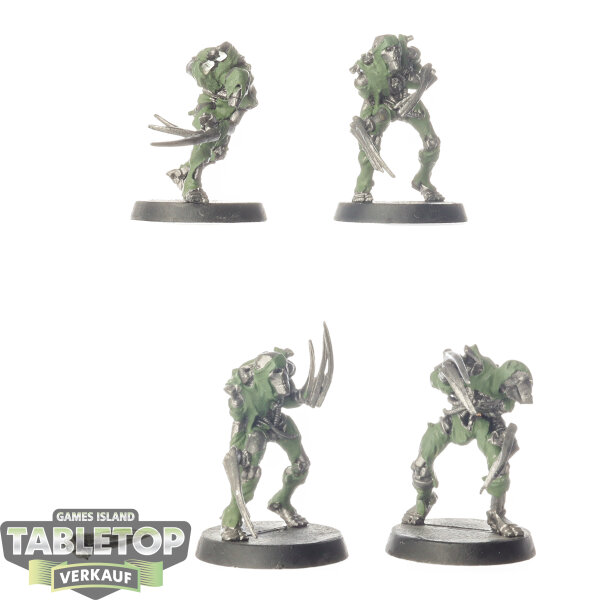 Necrons - 4 Flayed Ones classic - teilweise bemalt