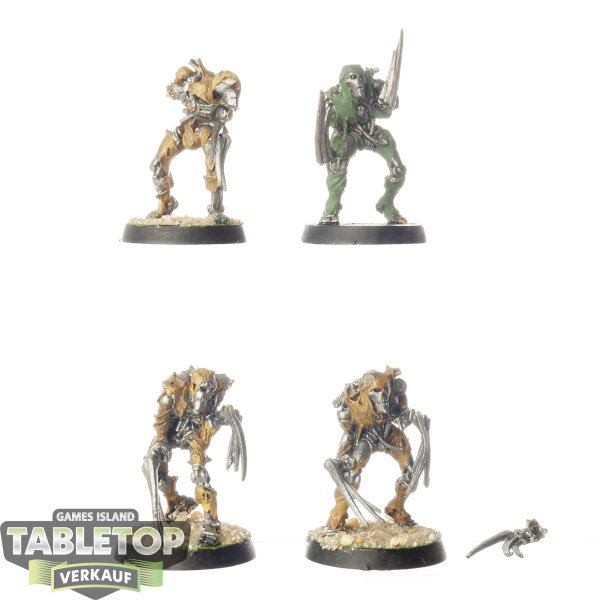 Necrons - 4 Flayed Ones classic - teilweise bemalt