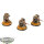 Space Marines - 3x Eliminators - bemalt