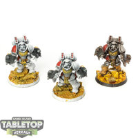 Space Marines - 3x Aggressor Squad - teilweise bemalt