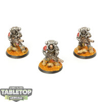 Space Marines - 3x Primaris Eradicators - bemalt
