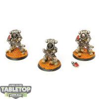 Space Marines - 3x Primaris Eradicators - bemalt