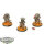 Space Marines - 3x Primaris Eradicators - bemalt