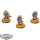 Space Marines - 3x Primaris Eradicators - bemalt