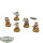 Space Marines - 5x Scout klassisch - teilweise bemalt