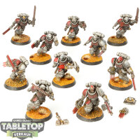 Space Marines - 10x Assault Intercessor Squad - bemalt