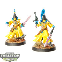Aeldari - 2x Warlocks - bemalt