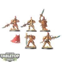 Adeptus Custodes - 5 Custodian Guard - teilweise bemalt