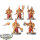 Adeptus Custodes - 5 Custodian Wardens - bemalt