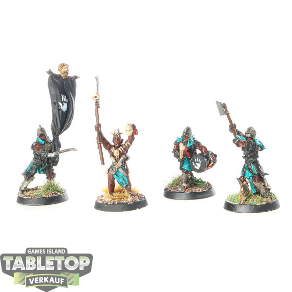 HdR Figuren - Böse - Uruk-hai Scout Command Pack - bemalt