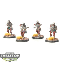 HdR Figuren - Böse - 4 Uruk-hai with Crossbows - bemalt
