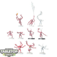 Disciples of Tzeentch - 10 x Pink Horrors - teilweise bemalt