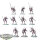 Blades of Khorne - 10 x Bloodletters - teilweise bemalt