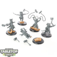 Blades of Khorne - 5 Wrathmongers - unbemalt