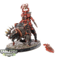 Warriors of Chaos - Khorne Chaos Lord on Juggernaut - bemalt