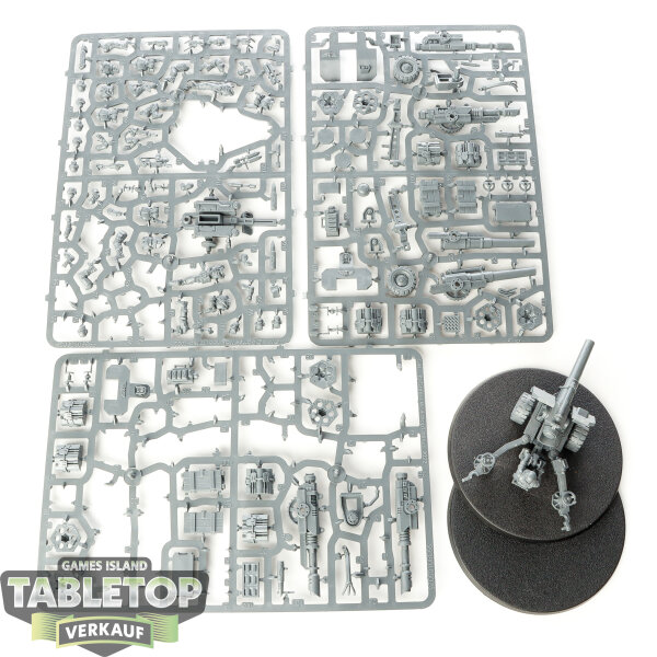 Astra Militarum - 2x Field Ordnance Battery - teilweise gebaut