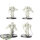 Horus Heresy - 4x Dark Angels Inner Circle Knights Cenobium - unbemalt