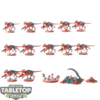 Tyraniden - 12x Termagants - klassisch - teilweise bemalt