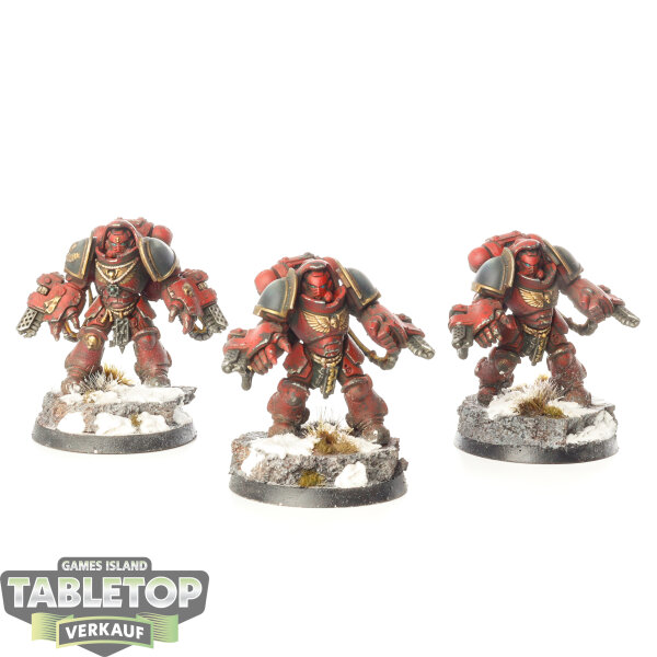 Space Marines - 3x Aggressor Squad - bemalt