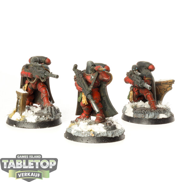 Space Marines - 3x Eliminators - bemalt