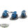 Space Marines - 3x Outriders - teilweise bemalt