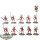 Blades of Khorne - 10x Bloodletters - teilweise bemalt