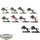 Beasts of Chaos - 10x Chaos Warhounds - klassisch - teilweise bemalt