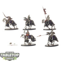 Soulblight Gravelords - 5x Black Knights - teilweise bemalt