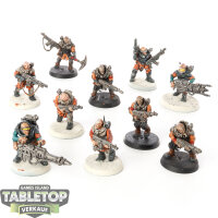 Genestealer Cults - 10 Neophyte Hybrids - bemalt