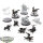 HdR Figuren - Gut - 6x Riders Of Rohan™ - teilweise bemalt