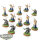 HdR Figuren - Gut - 12x Warriors of the Last Alliance - bemalt