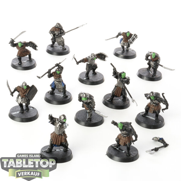 HdR Figuren - Böse - 12x Mordor™ Orcs - teilweise bemalt