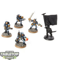 Astra Militarum - 5x Cadian Command Squad (Klassisch) -...
