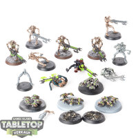 Necrons - 10 x Necron Warriors - teilweise bemalt