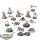 Necrons - 10 x Necron Warriors - teilweise bemalt