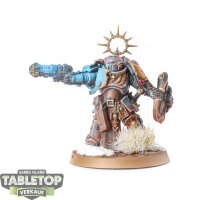 Space Wolves - Lieutenant with Storm Shield - bemalt