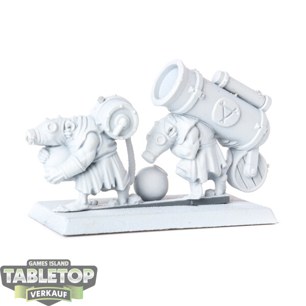 Skaven - Poisoned Wind Mortar - teilweise bemalt